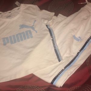 Puma Outfit with match crop top and sweatpants